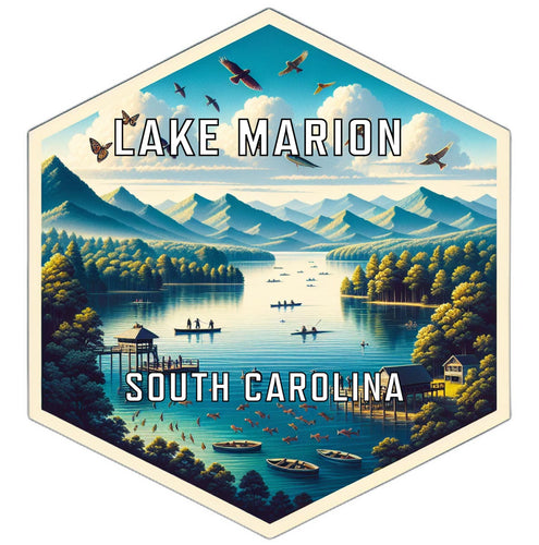 Lake Marion South Carolina Travel Destination Souvenir Vinyl Decal Sticker 6-Inch
