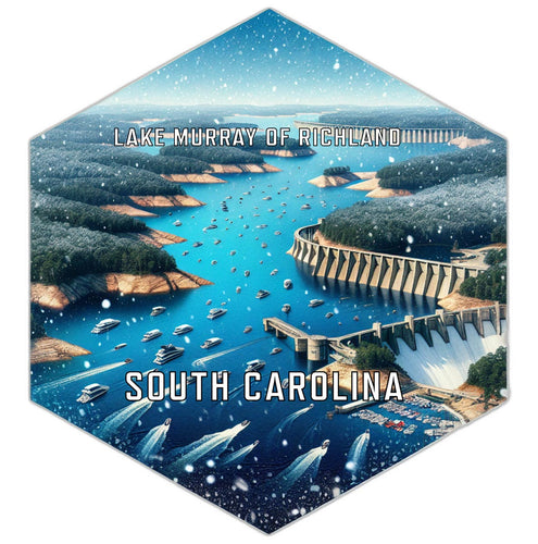Lake Murray Of Richland South Carolina Travel Destination Souvenir Vinyl Decal Sticker 6-Inch