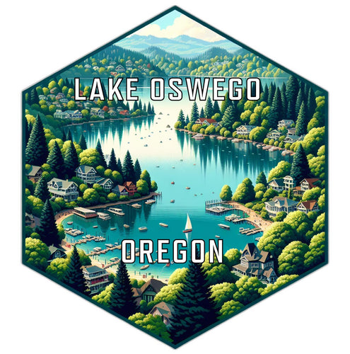 Lake Oswego Oregon Travel Destination Souvenir Vinyl Decal Sticker 2-Inch