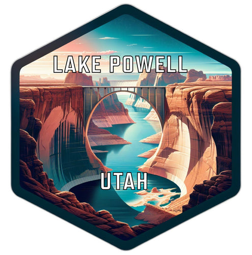 Lake Powell Utah Travel Destination Souvenir Vinyl Decal Sticker 6-Inch
