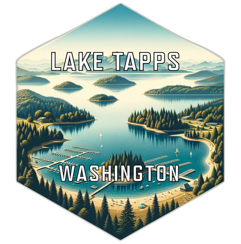 Lake Tapps Washington Travel Destination Souvenir Vinyl Decal Sticker 6-Inch