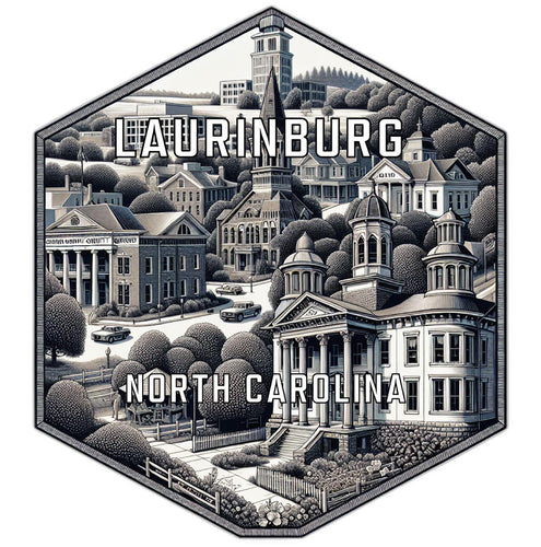 Laurinburg North Carolina Travel Destination Souvenir Vinyl Decal Sticker 6-Inch