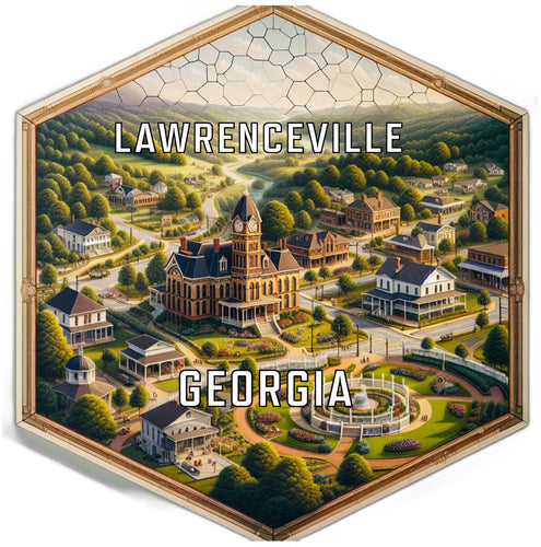 Lawrenceville Georgia Travel Destination Souvenir Vinyl Decal Sticker 2-Inch