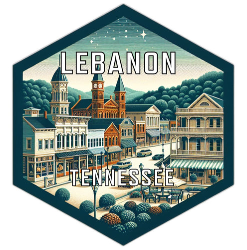 Lebanon Tennessee Travel Destination Souvenir Vinyl Decal Sticker 2-Inch