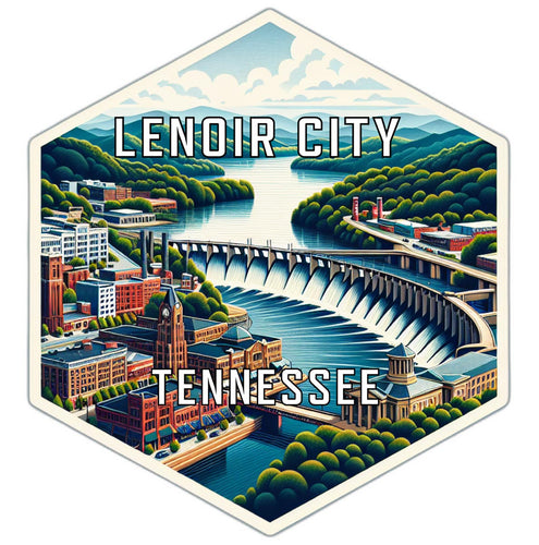 Lenoir City Tennessee Travel Destination Souvenir Vinyl Decal Sticker 6-Inch