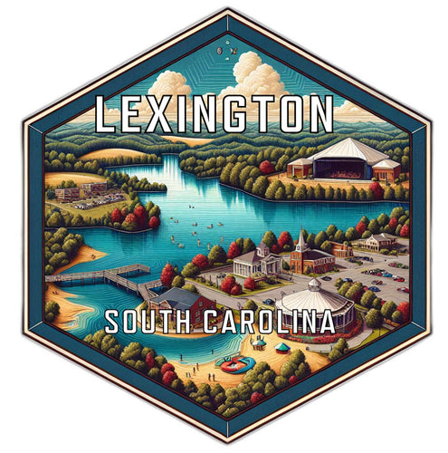 Lexington South Carolina Travel Destination Souvenir Vinyl Decal Sticker 2-Inch
