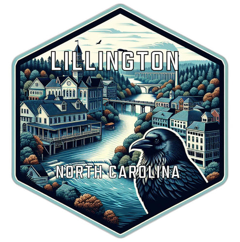 Lillington North Carolina Travel Destination Souvenir Vinyl Decal Sticker 2-Inch