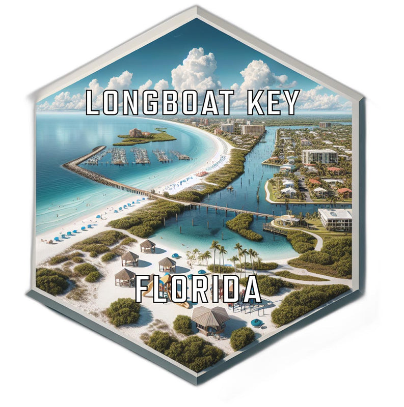 Longboat Key Florida Travel Destination Souvenir Vinyl Decal Sticker 2-Inch