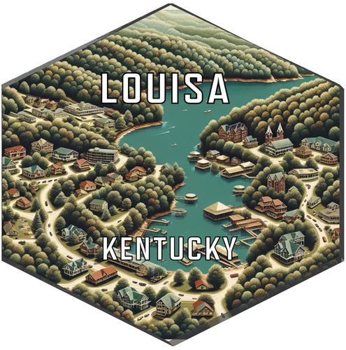 Louisa Kentucky Travel Destination Souvenir Vinyl Decal Sticker 2-Inch