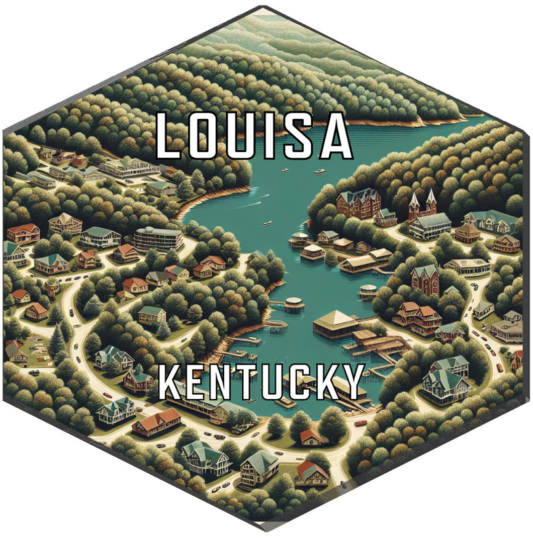 Louisa Kentucky Travel Destination Souvenir Vinyl Decal Sticker 2-Inch