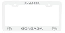 Load image into Gallery viewer, Gonzaga Bulldogs NCAA Laser-Engraved Metal License Plate Frame - Choose Black or White Color
