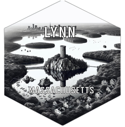 Lynn Massachusetts Travel Destination Souvenir Vinyl Decal Sticker 2-Inch