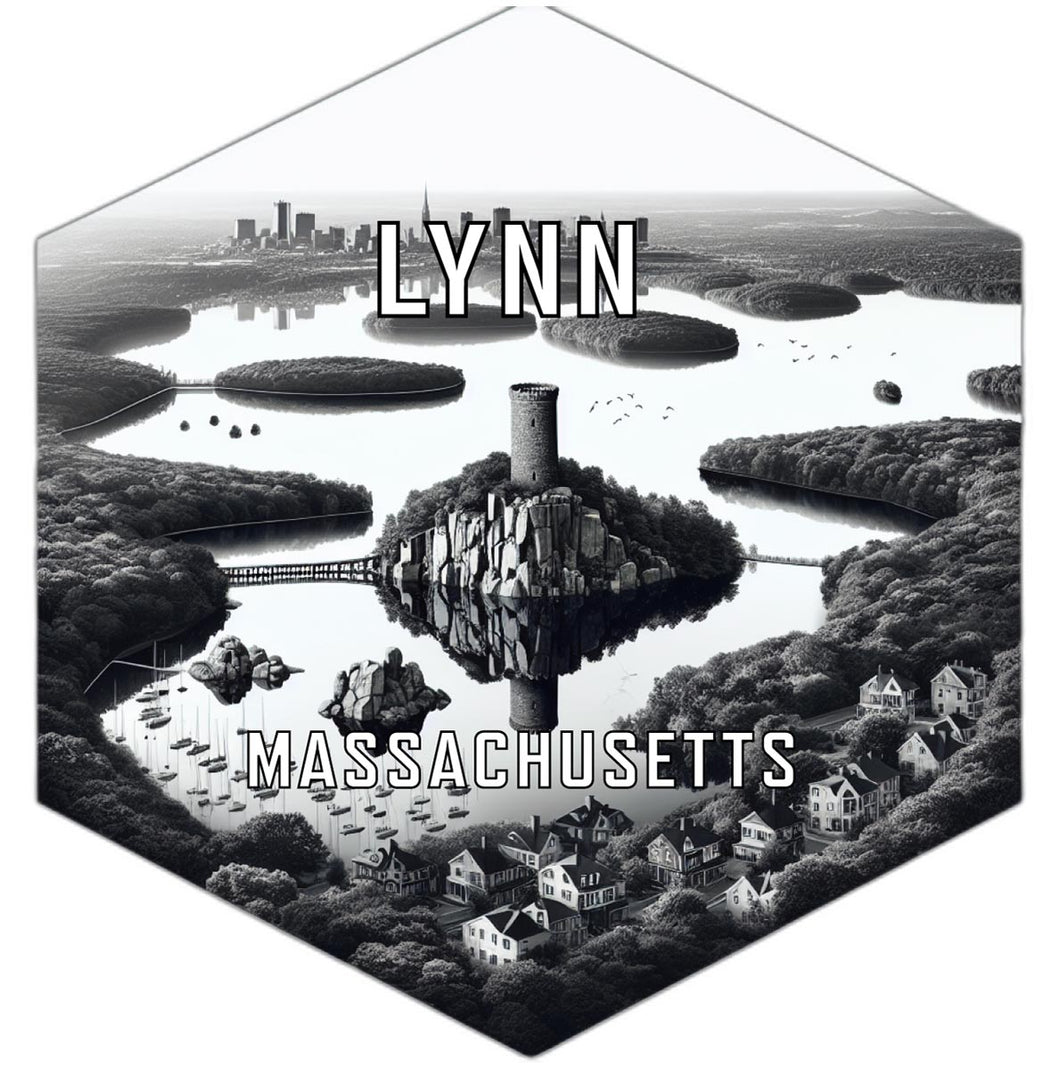 Lynn Massachusetts Travel Destination Souvenir Vinyl Decal Sticker 2-Inch