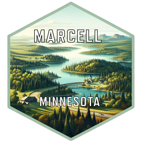 Marcell Minnesota Travel Destination Souvenir Vinyl Decal Sticker 6-Inch