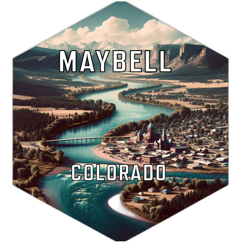 Maybell Colorado Travel Destination Souvenir Vinyl Decal Sticker 2-Inch