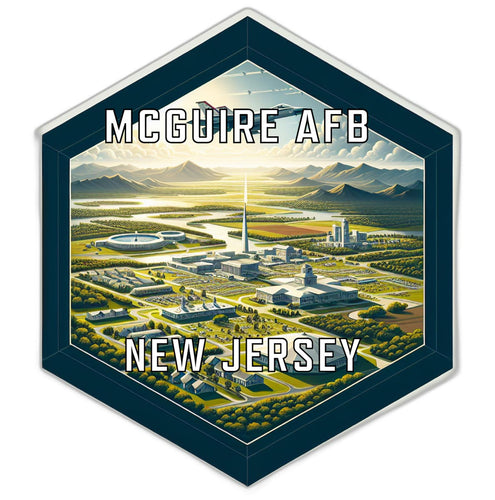 Mcguire Afb New Jersey Travel Destination Souvenir Vinyl Decal Sticker 2-Inch