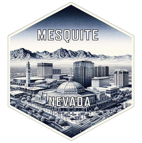 Mesquite Nevada Travel Destination Souvenir Vinyl Decal Sticker 6-Inch