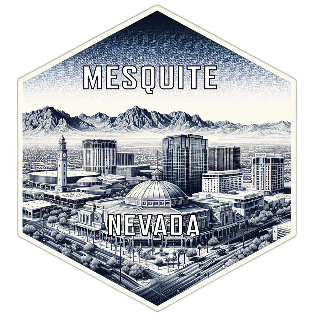 Mesquite Nevada Travel Destination Souvenir Vinyl Decal Sticker 6-Inch