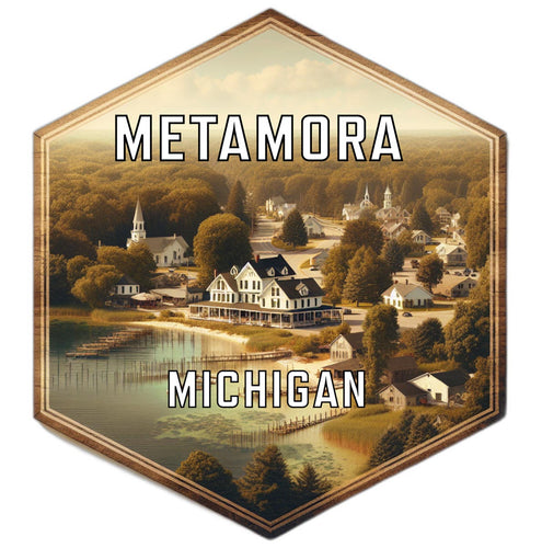 Metamora Michigan Travel Destination Souvenir Vinyl Decal Sticker 2-Inch