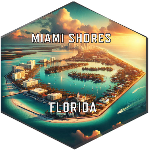 Miami Shores Florida Travel Destination Souvenir Vinyl Decal Sticker 2-Inch
