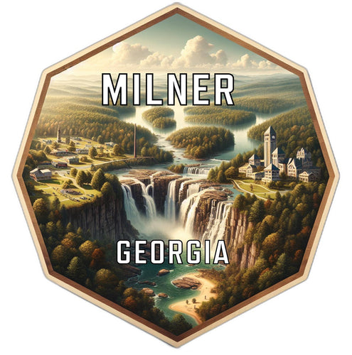 Milner Georgia Travel Destination Souvenir Vinyl Decal Sticker 2-Inch