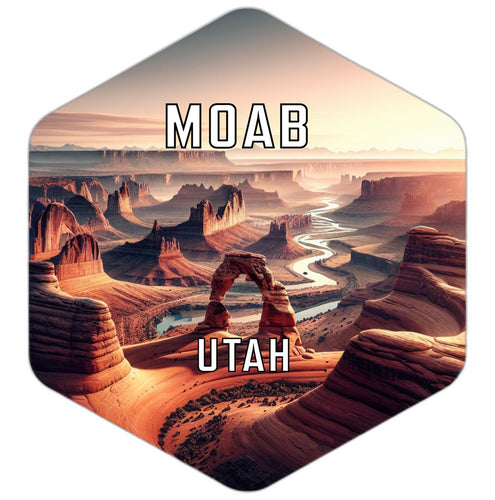 Moab Utah Travel Destination Souvenir Vinyl Decal Sticker 2-Inch