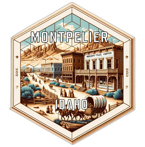 Montpelier Idaho Travel Destination Souvenir Vinyl Decal Sticker 2-Inch