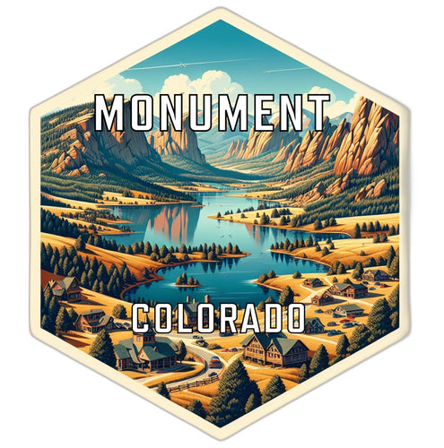 Monument Colorado Travel Destination Souvenir Vinyl Decal Sticker 2-Inch