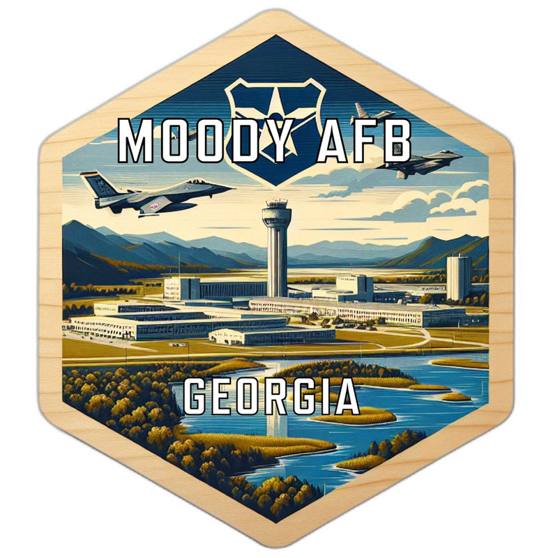 Moody Afb Georgia Travel Destination Souvenir Vinyl Decal Sticker 4-Inch