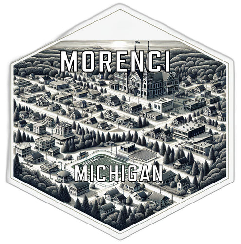 Morenci Michigan Travel Destination Souvenir Vinyl Decal Sticker 6-Inch