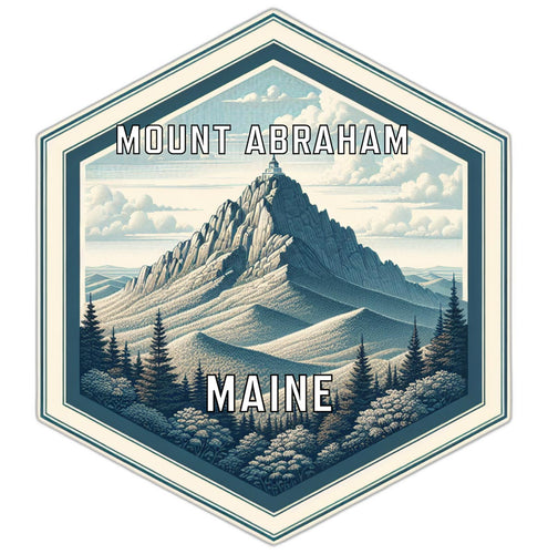 Mount Abraham Maine Travel Destination Souvenir Vinyl Decal Sticker 2-Inch