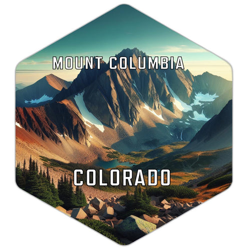 Mount Columbia Colorado Travel Destination Souvenir Vinyl Decal Sticker 2-Inch