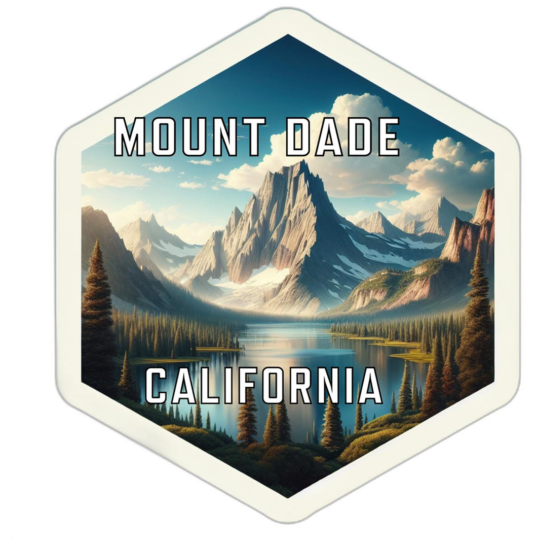 Mount Dade California Travel Destination Souvenir Vinyl Decal Sticker 6-Inch