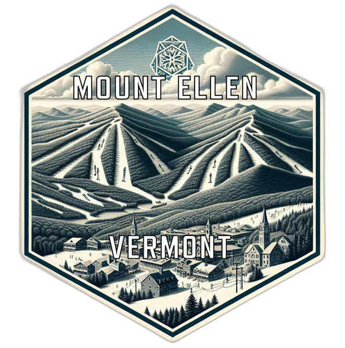 Mount Ellen Vermont Travel Destination Souvenir Vinyl Decal Sticker 2-Inch