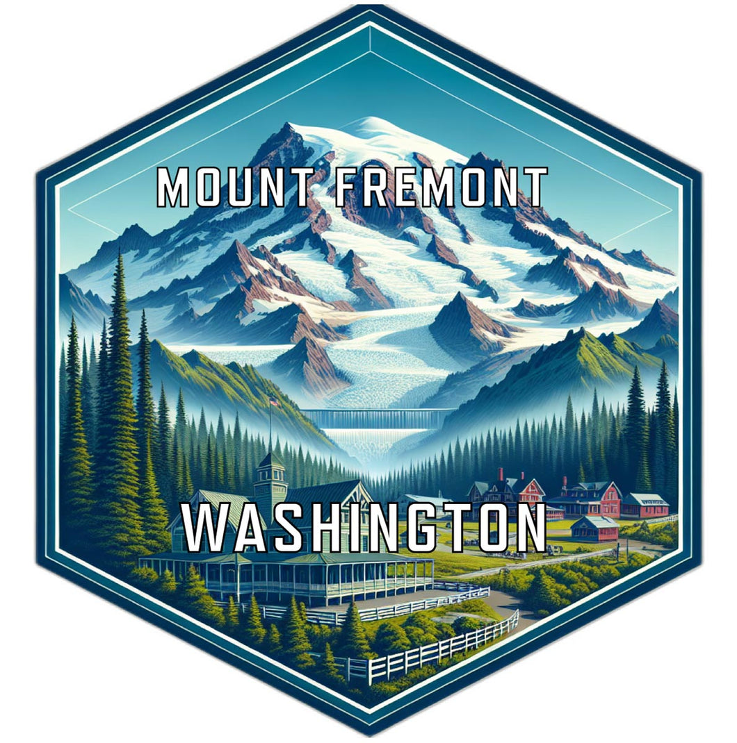 Mount Fremont Washington Travel Destination Souvenir Vinyl Decal Sticker 6-Inch
