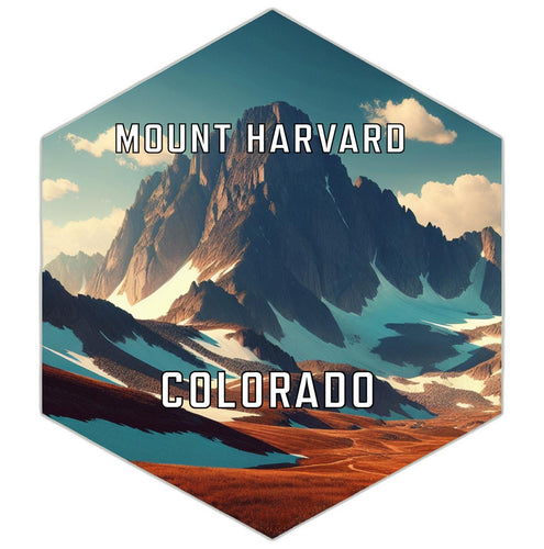 Mount Harvard Colorado Travel Destination Souvenir Vinyl Decal Sticker 2-Inch