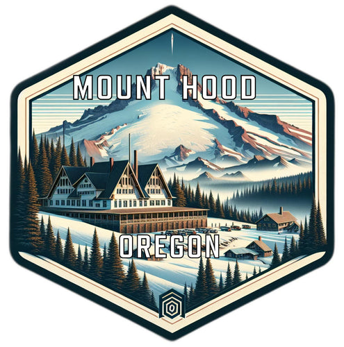 Mount Hood Oregon Travel Destination Souvenir Vinyl Decal Sticker 2-Inch