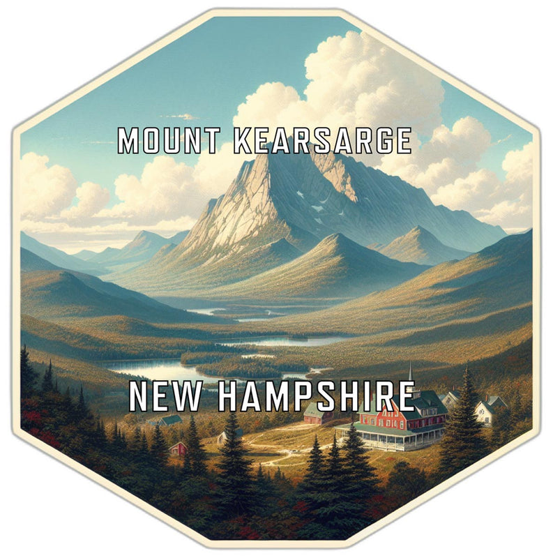 Mount Kearsarge New Hampshire Travel Destination Souvenir Vinyl Decal Sticker 6-Inch