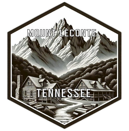 Mount Leconte Tennessee Travel Destination Souvenir Vinyl Decal Sticker 6-Inch