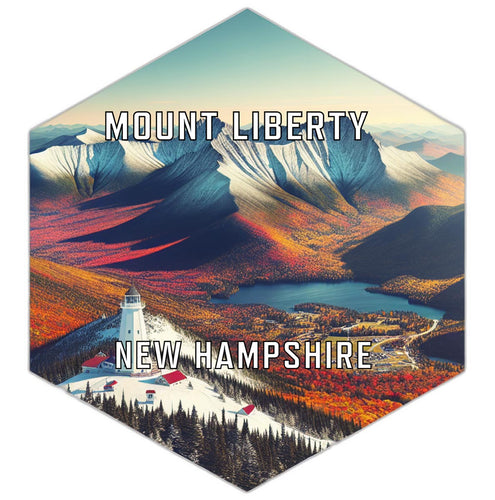 Mount Liberty New Hampshire Travel Destination Souvenir Vinyl Decal Sticker 2-Inch