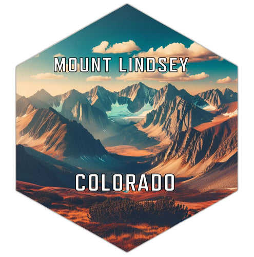 Mount Lindsey Colorado Travel Destination Souvenir Vinyl Decal Sticker 4-Inch