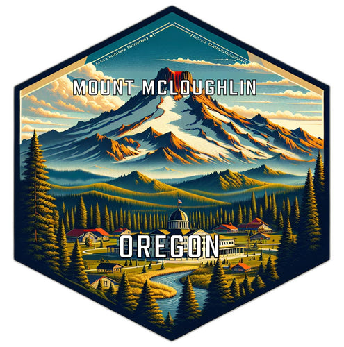 Mount Mcloughlin Oregon Travel Destination Souvenir Vinyl Decal Sticker 6-Inch