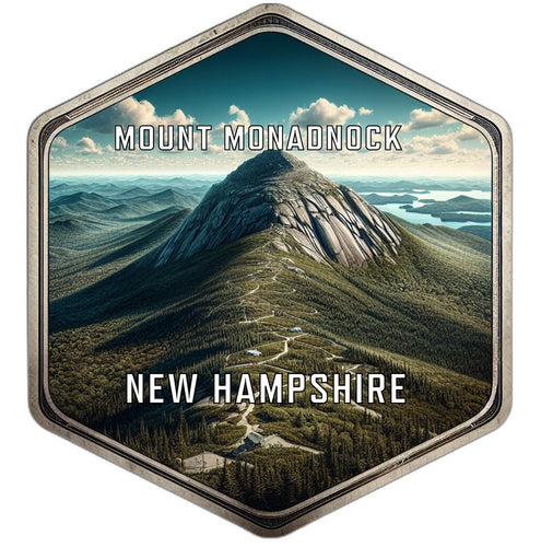 Mount Monadnock New Hampshire Travel Destination Souvenir Vinyl Decal Sticker 6-Inch