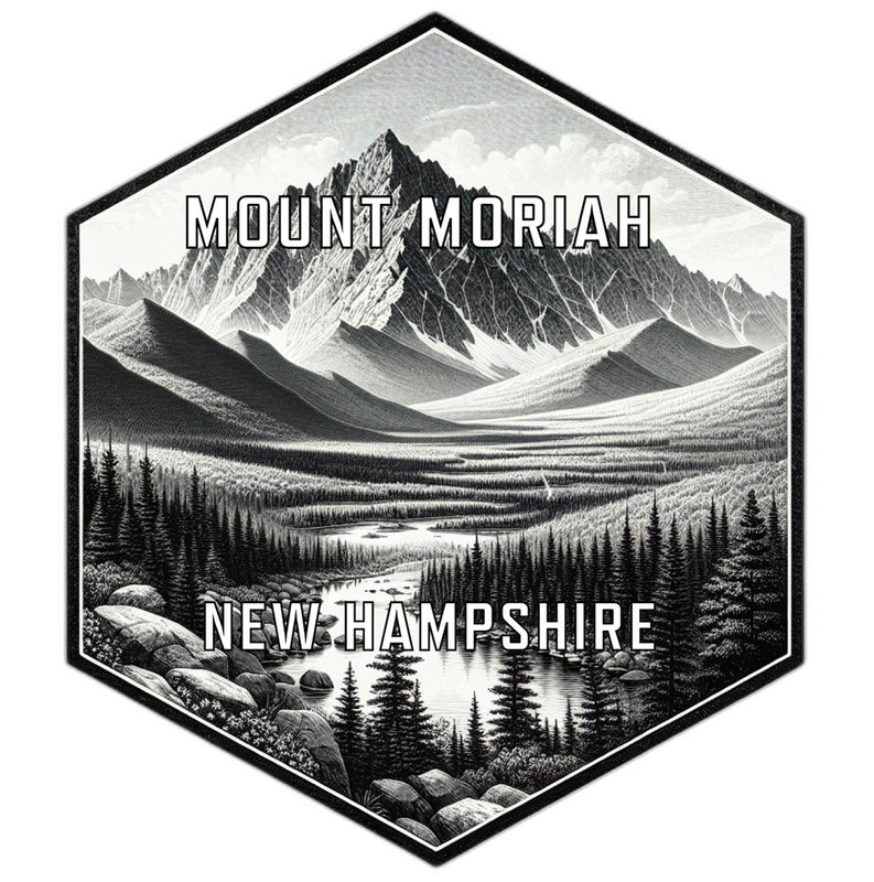 Mount Moriah New Hampshire Travel Destination Souvenir Vinyl Decal Sticker 4-Inch