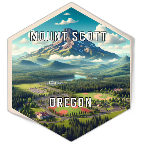 Mount Scott Oregon Travel Destination Souvenir Vinyl Decal Sticker 6-Inch