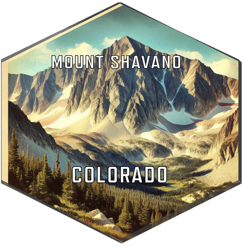 Mount Shavano Colorado Travel Destination Souvenir Vinyl Decal Sticker 2-Inch