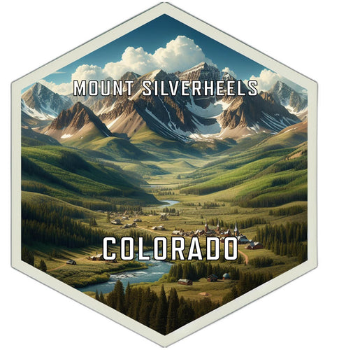 Mount Silverheels Colorado Travel Destination Souvenir Vinyl Decal Sticker 6-Inch