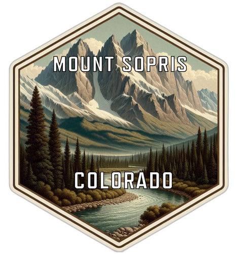 Mount Sopris Colorado Travel Destination Souvenir Vinyl Decal Sticker 6-Inch