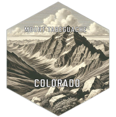 Mount Tabeguache Colorado Travel Destination Souvenir Vinyl Decal Sticker 6-Inch