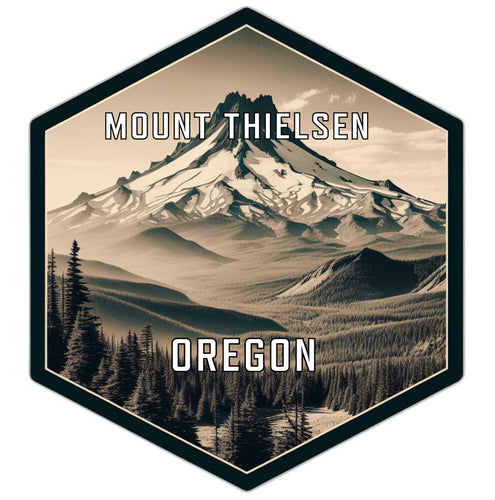 Mount Thielsen Oregon Travel Destination Souvenir Vinyl Decal Sticker 6-Inch